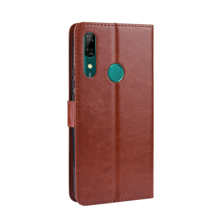 Retro Crazy Horse Texture Horizontal Flip Leather Case for Huawei P Smart Z / Y9 Prime (2019), with Holder & Card Slots & Photo Frame