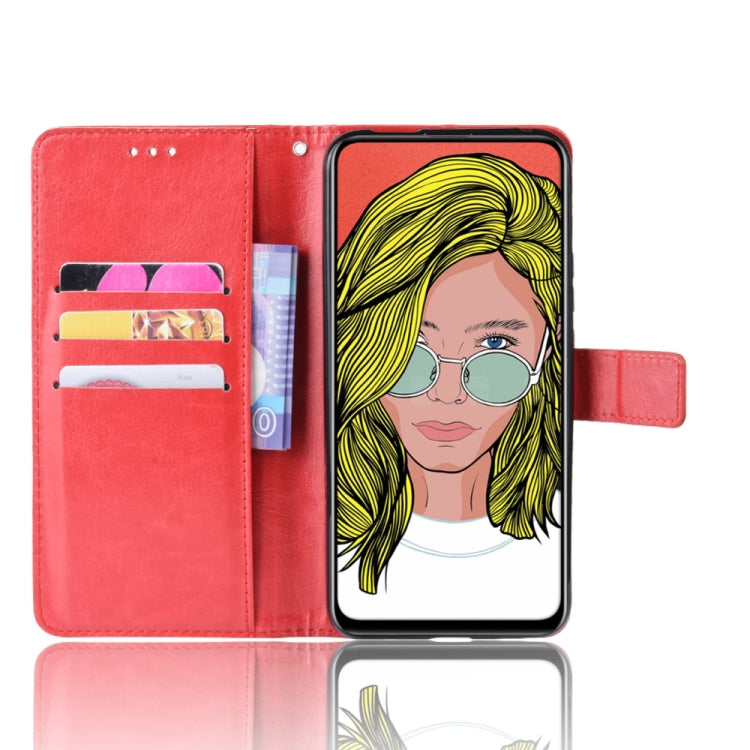 Retro Crazy Horse Texture Horizontal Flip Leather Case for Huawei P Smart Z / Y9 Prime (2019), with Holder & Card Slots & Photo Frame