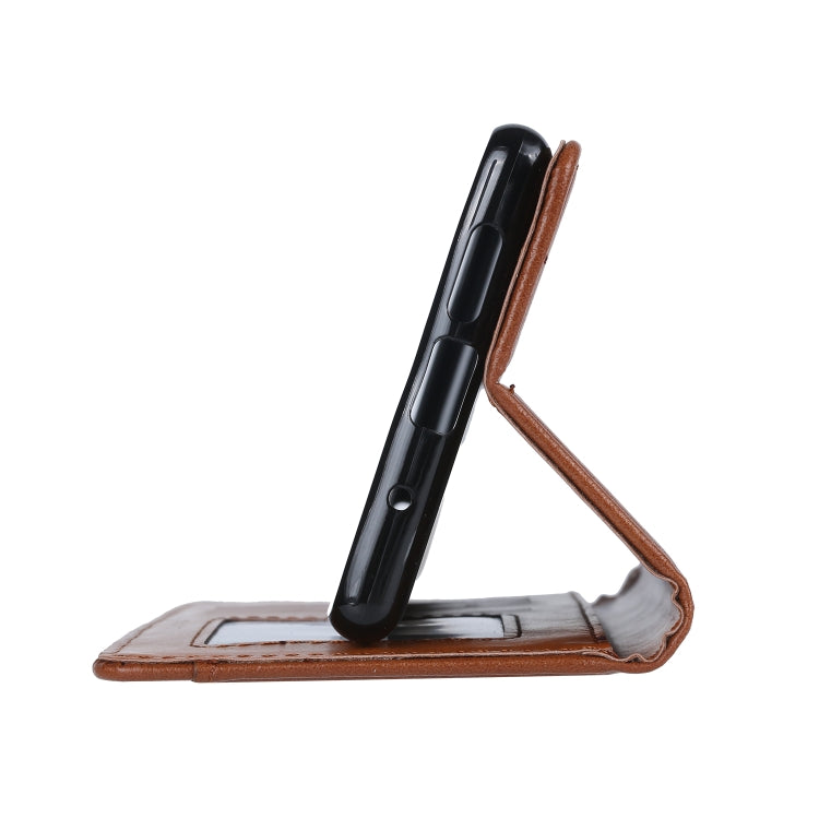 Knead Skin Texture Horizontal Flip Leather Case for Sony Xperia 1, with Photo Frame & Holder & Card Slots & Wallet