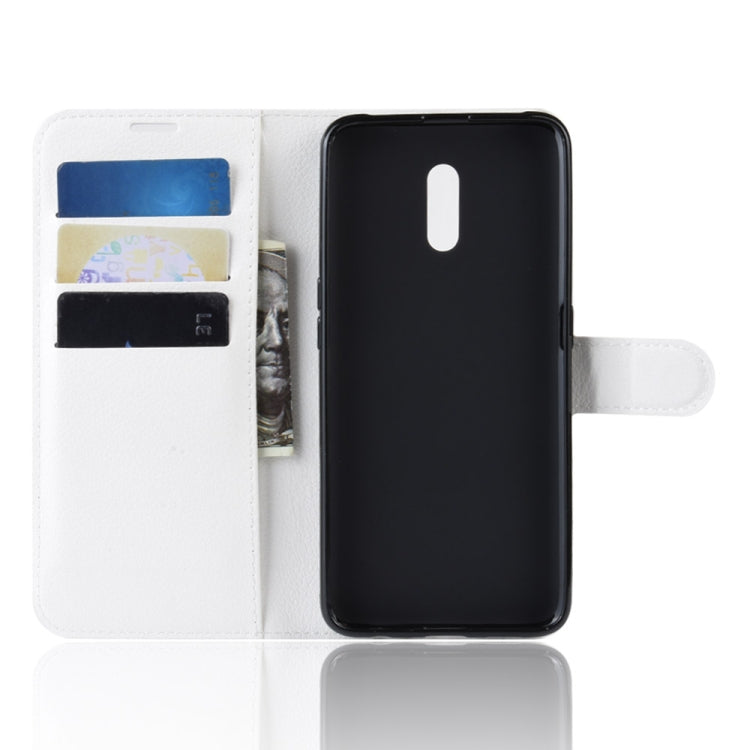 Litchi Texture Horizontal Flip PU Leather Case for OPPO Reno, with Wallet & Holder & Card Slots