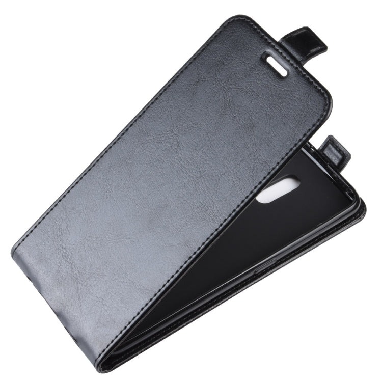 Crazy Horse Texture Vertical Flip Leather Case for OPPO Reno, with Card Slot & Photo Frame