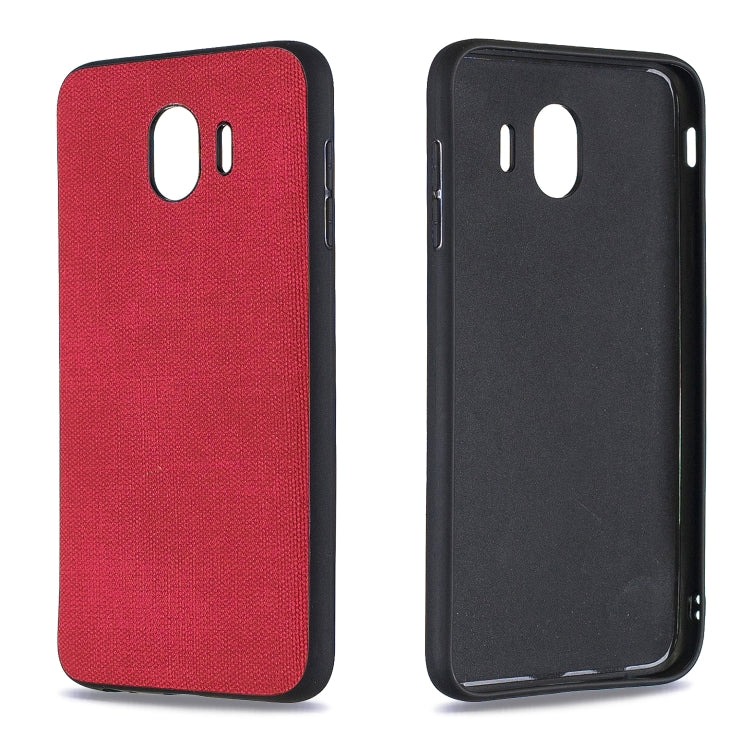 Shockproof Matching Denim PC + PU + TPU Protective Case for Galaxy J4 (2018)
