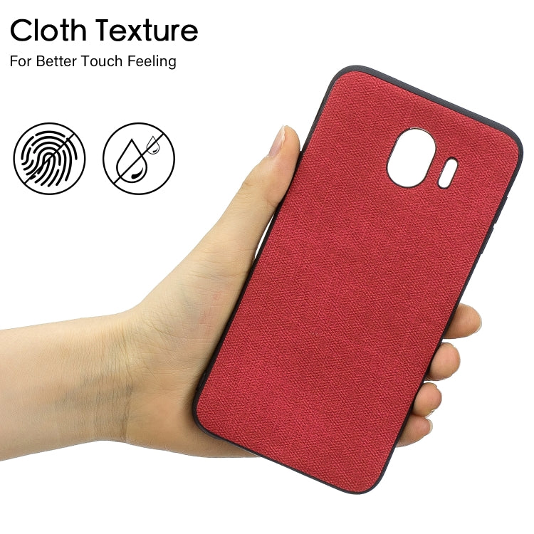 Shockproof Matching Denim PC + PU + TPU Protective Case for Galaxy J4 (2018)