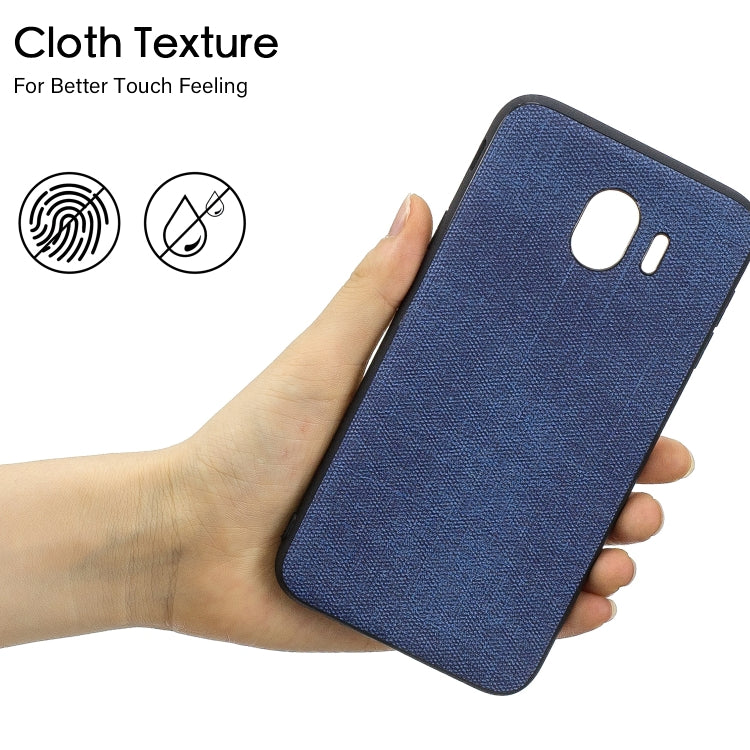 Shockproof Matching Denim PC + PU + TPU Protective Case for Galaxy J4 (2018)