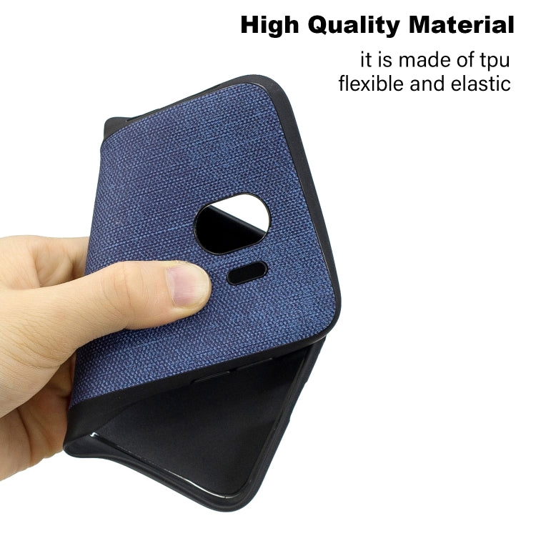 Shockproof Matching Denim PC + PU + TPU Protective Case for Galaxy J4 (2018)