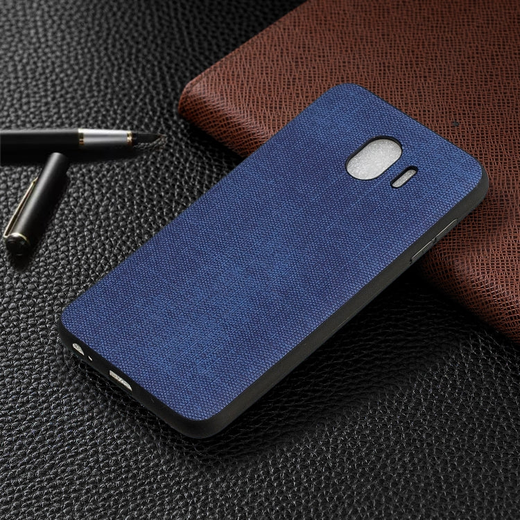 Shockproof Matching Denim PC + PU + TPU Protective Case for Galaxy J4 (2018)