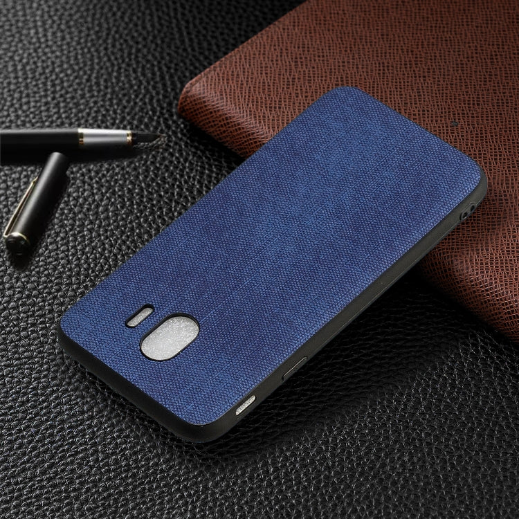Shockproof Matching Denim PC + PU + TPU Protective Case for Galaxy J4 (2018)