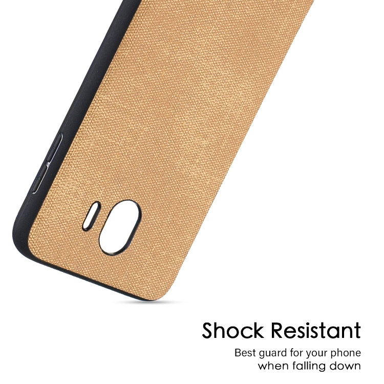 Shockproof Matching Denim PC + PU + TPU Protective Case for Galaxy J4 (2018)