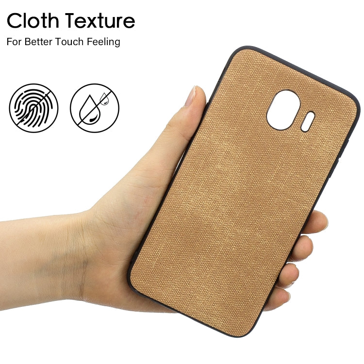 Shockproof Matching Denim PC + PU + TPU Protective Case for Galaxy J4 (2018)