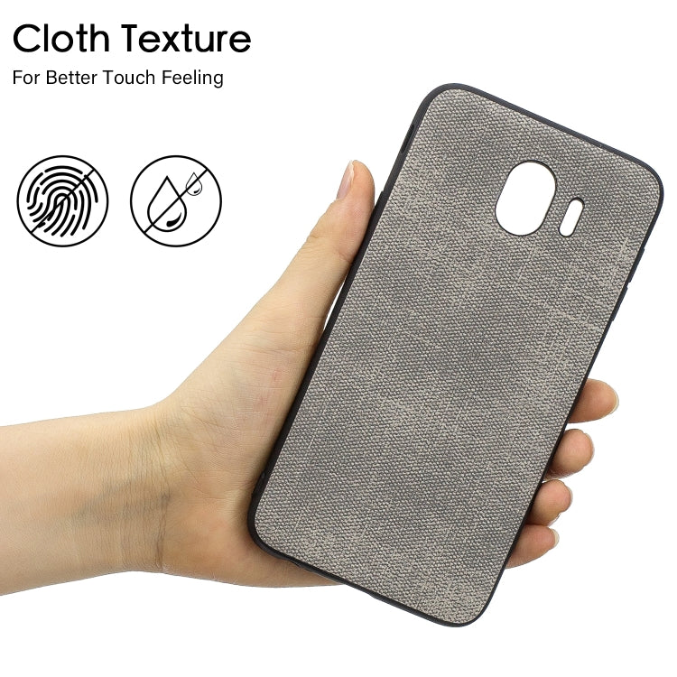 Shockproof Matching Denim PC + PU + TPU Protective Case for Galaxy J4 (2018)