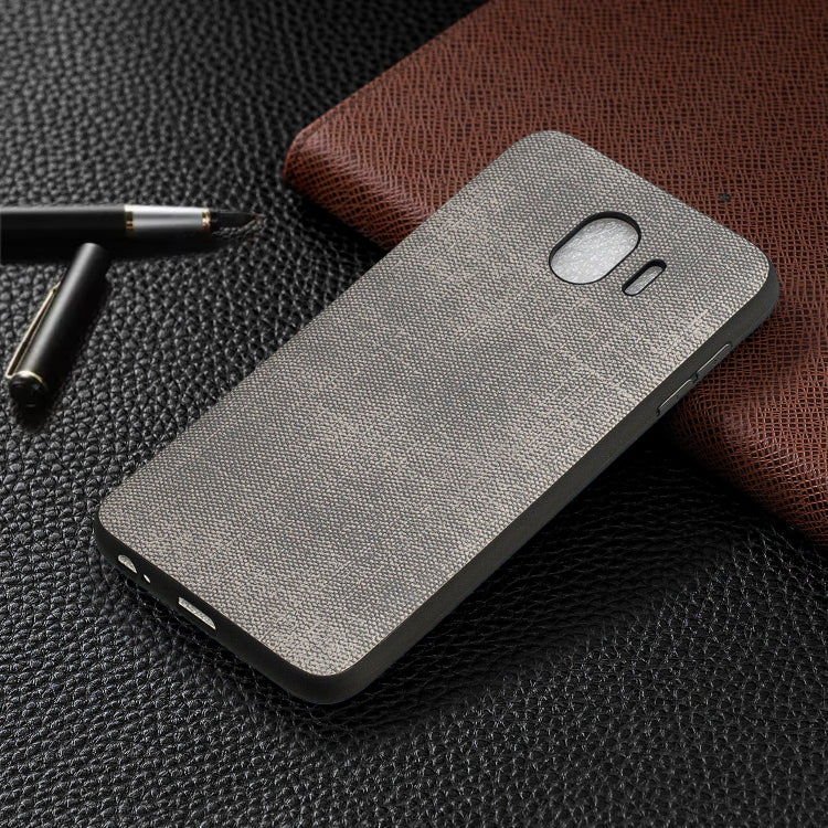 Shockproof Matching Denim PC + PU + TPU Protective Case for Galaxy J4 (2018)
