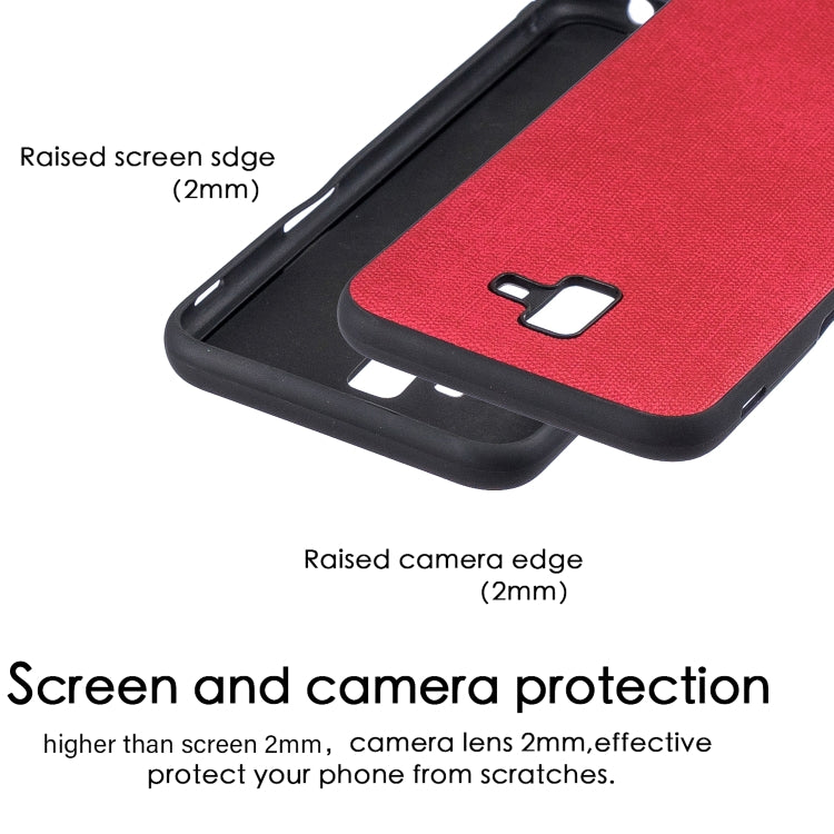 Shockproof  Matching Denim PC + PU + TPU Protective Case for Galaxy J6+