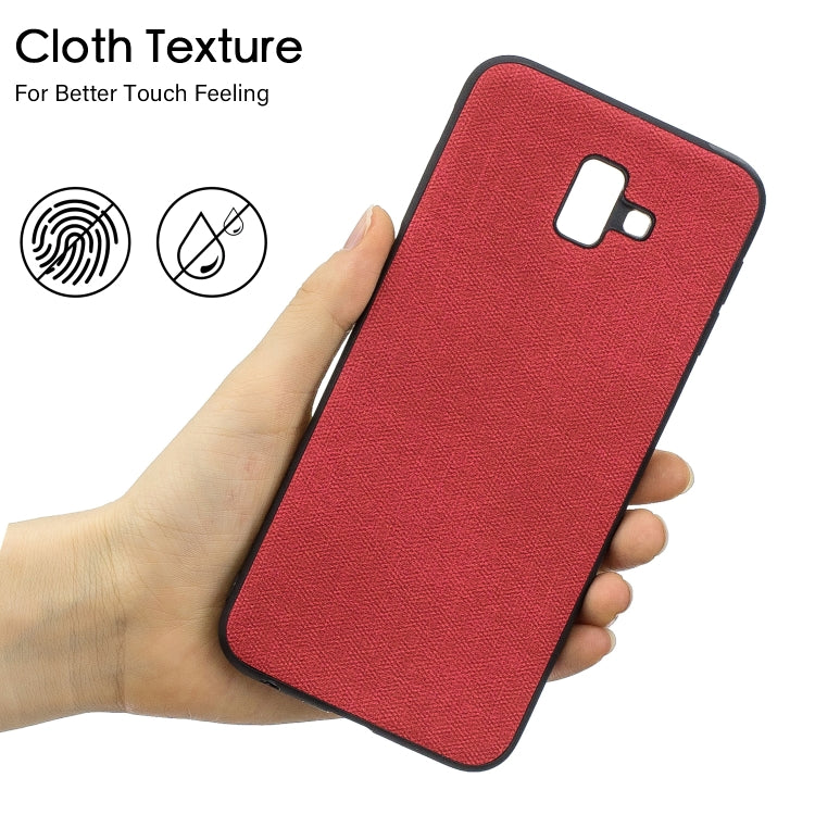 Shockproof  Matching Denim PC + PU + TPU Protective Case for Galaxy J6+