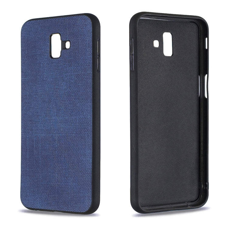 Shockproof  Matching Denim PC + PU + TPU Protective Case for Galaxy J6+