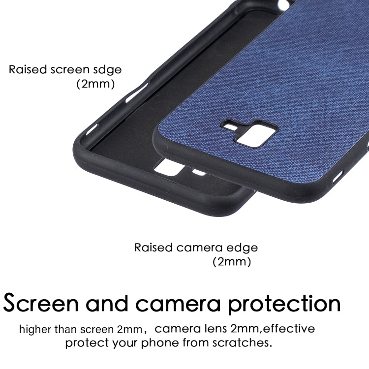 Shockproof  Matching Denim PC + PU + TPU Protective Case for Galaxy J6+