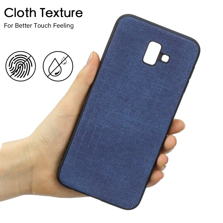 Shockproof  Matching Denim PC + PU + TPU Protective Case for Galaxy J6+