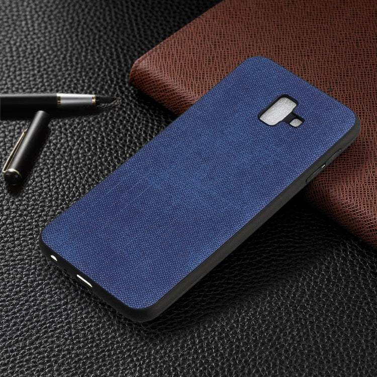 Shockproof  Matching Denim PC + PU + TPU Protective Case for Galaxy J6+