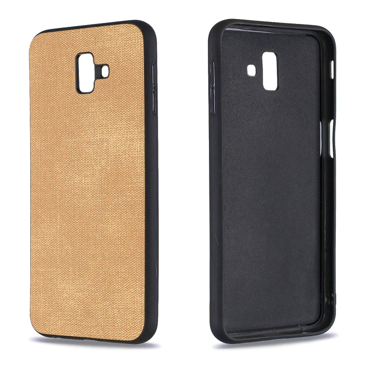 Shockproof  Matching Denim PC + PU + TPU Protective Case for Galaxy J6+
