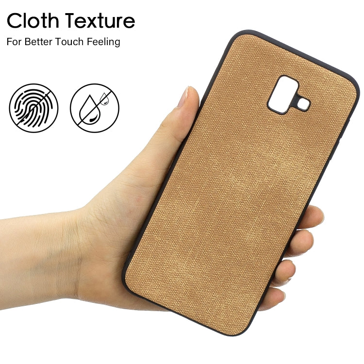 Shockproof  Matching Denim PC + PU + TPU Protective Case for Galaxy J6+