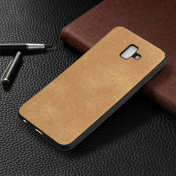 Shockproof  Matching Denim PC + PU + TPU Protective Case for Galaxy J6+