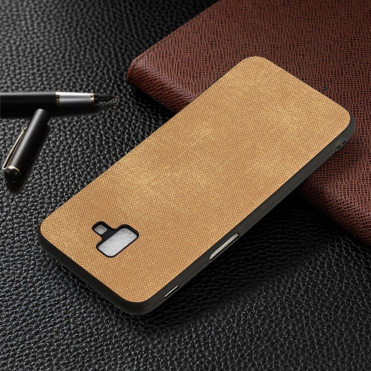 Shockproof  Matching Denim PC + PU + TPU Protective Case for Galaxy J6+
