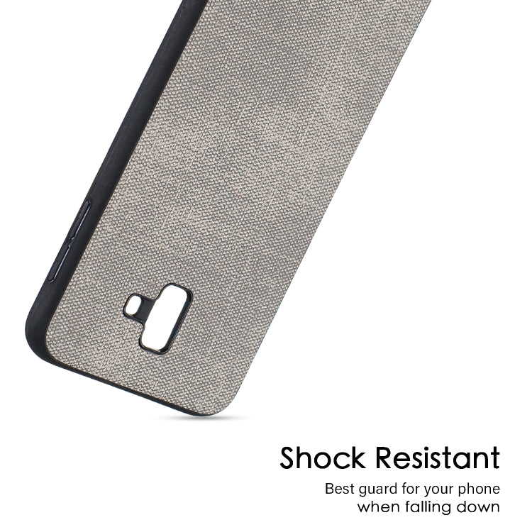 Shockproof  Matching Denim PC + PU + TPU Protective Case for Galaxy J6+