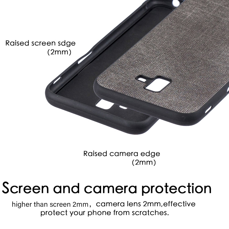 Shockproof  Matching Denim PC + PU + TPU Protective Case for Galaxy J6+