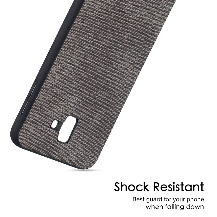 Shockproof  Matching Denim PC + PU + TPU Protective Case for Galaxy J6+