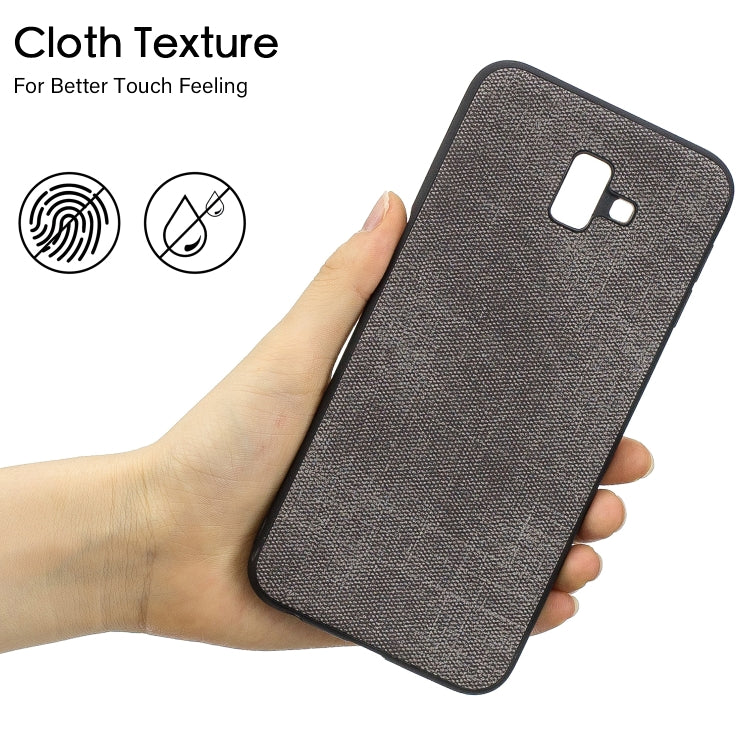 Shockproof  Matching Denim PC + PU + TPU Protective Case for Galaxy J6+