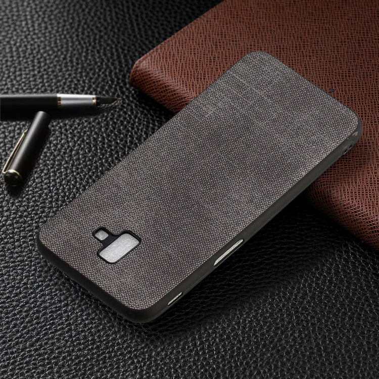 Shockproof  Matching Denim PC + PU + TPU Protective Case for Galaxy J6+