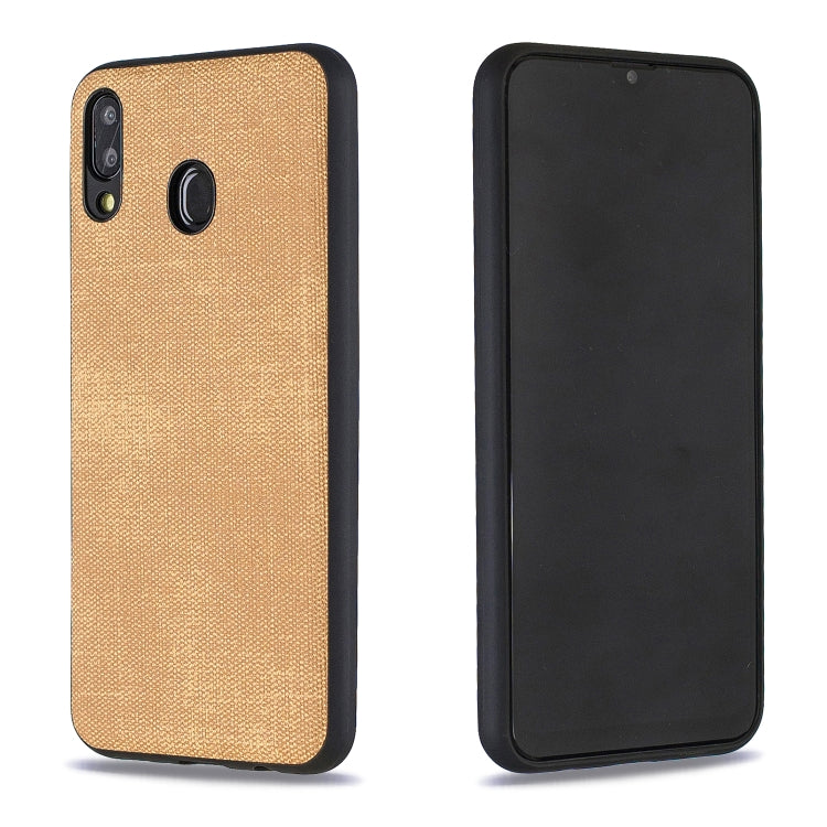 Shockproof  Matching Denim PC + PU + TPU Protective Case for Galaxy M20