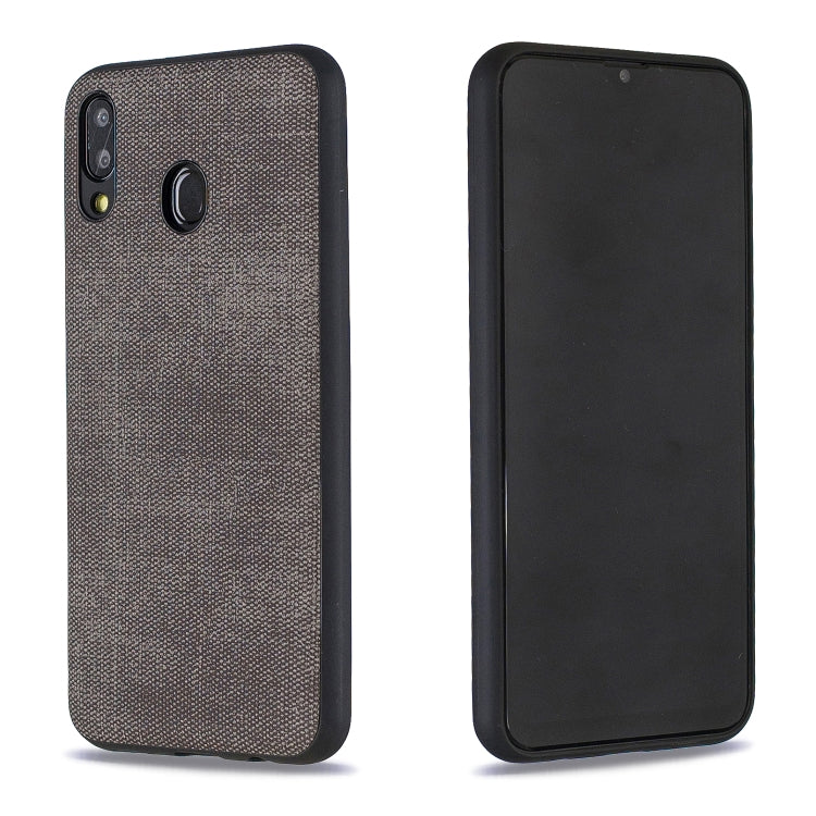 Shockproof  Matching Denim PC + PU + TPU Protective Case for Galaxy M20