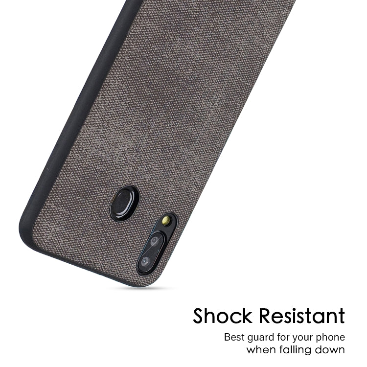 Shockproof  Matching Denim PC + PU + TPU Protective Case for Galaxy M20