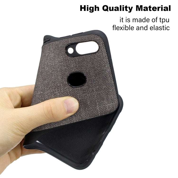 Shockproof  Matching Denim PC + PU + TPU Protective Case for Galaxy M20