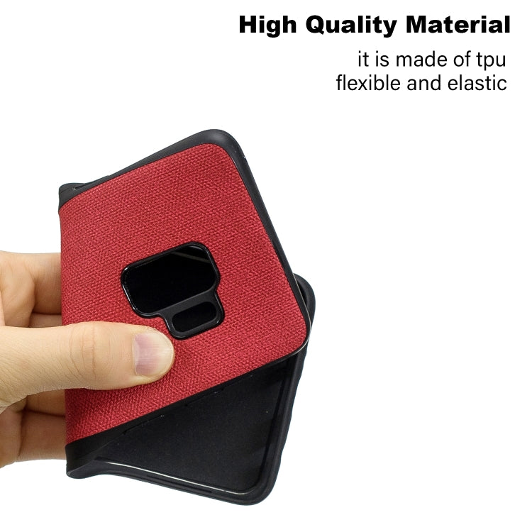 Shockproof  Matching Denim PC + PU + TPU Protective Case for Galaxy S9
