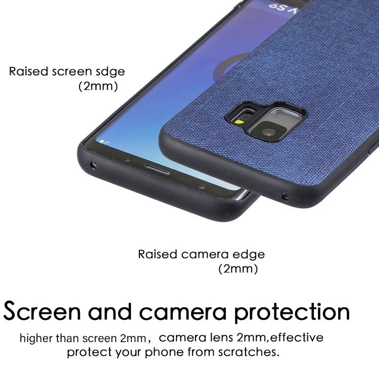 Shockproof  Matching Denim PC + PU + TPU Protective Case for Galaxy S9