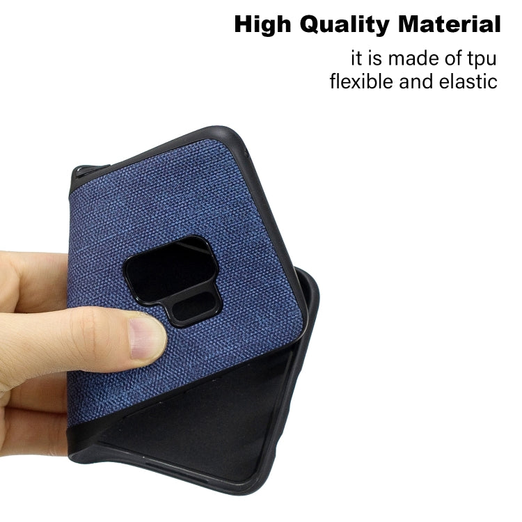 Shockproof  Matching Denim PC + PU + TPU Protective Case for Galaxy S9