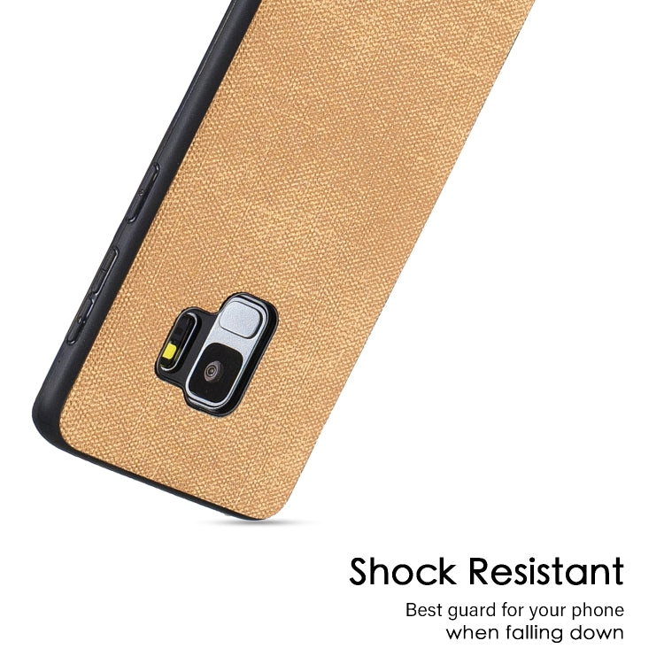 Shockproof  Matching Denim PC + PU + TPU Protective Case for Galaxy S9