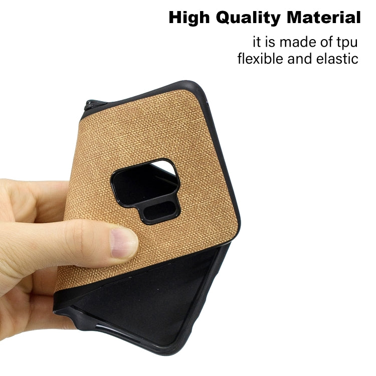 Shockproof  Matching Denim PC + PU + TPU Protective Case for Galaxy S9