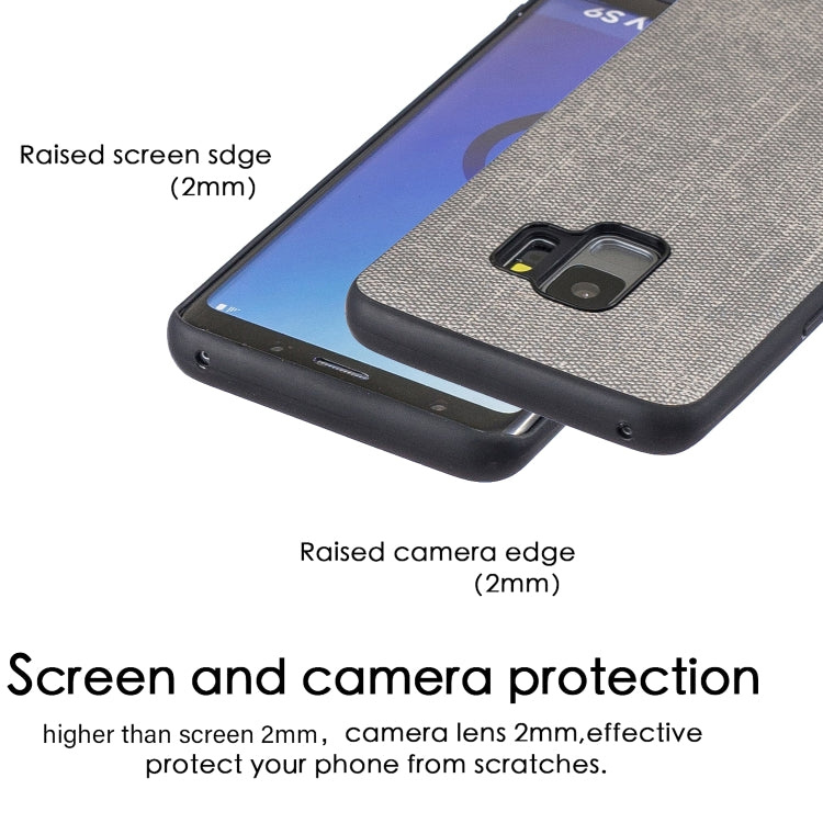 Shockproof  Matching Denim PC + PU + TPU Protective Case for Galaxy S9