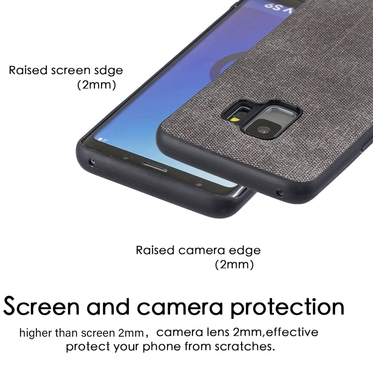 Shockproof  Matching Denim PC + PU + TPU Protective Case for Galaxy S9