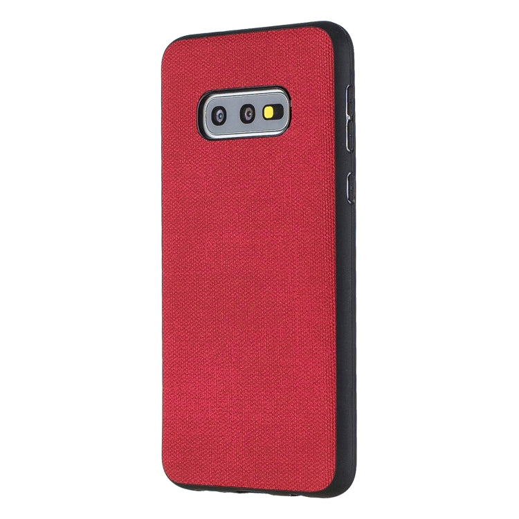 Shockproof Cloth Texture PC+ TPU Protective Case for Galaxy S10e