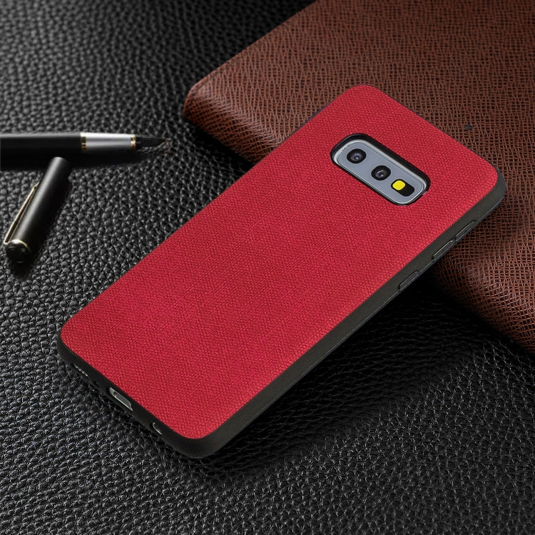 Shockproof Cloth Texture PC+ TPU Protective Case for Galaxy S10e