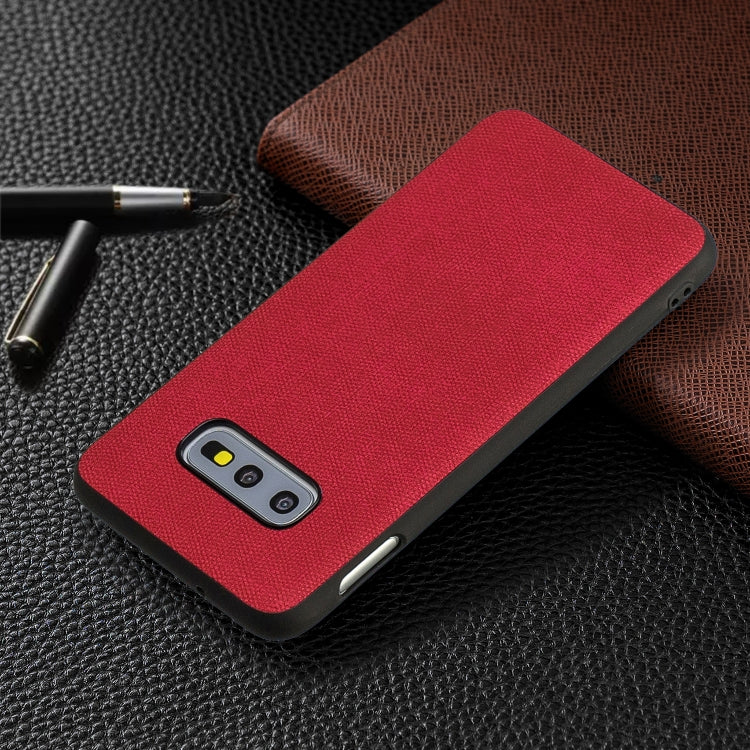 Shockproof Cloth Texture PC+ TPU Protective Case for Galaxy S10e