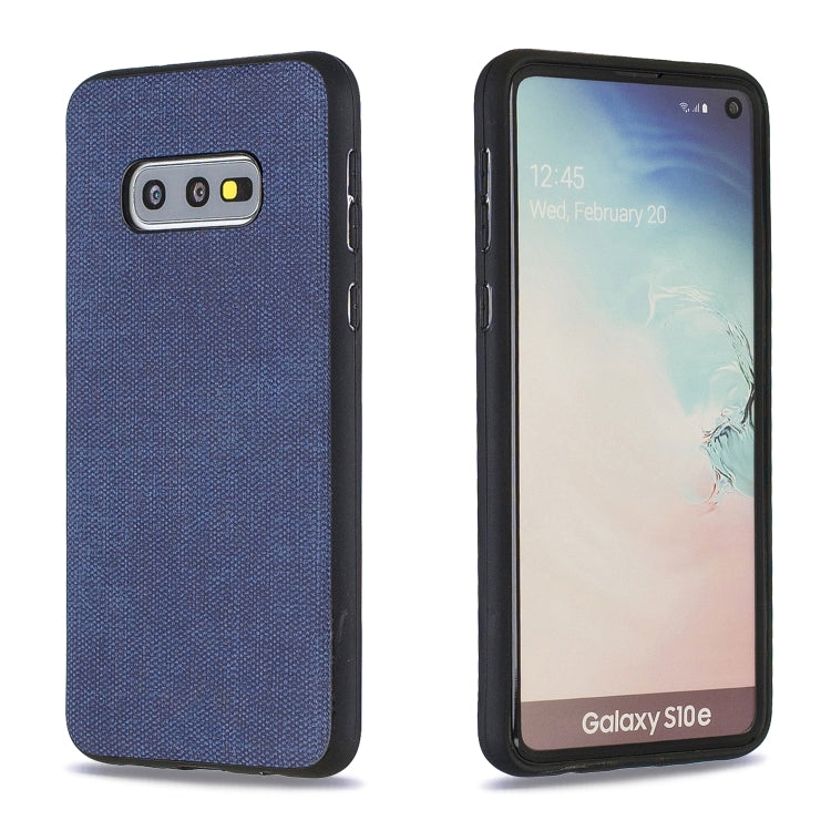 Shockproof Cloth Texture PC+ TPU Protective Case for Galaxy S10e
