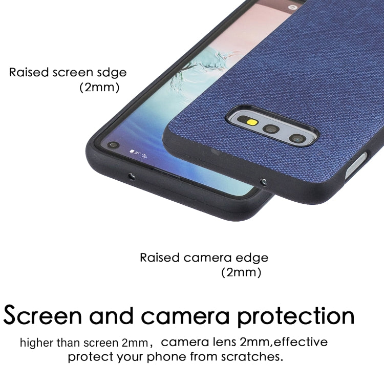 Shockproof Cloth Texture PC+ TPU Protective Case for Galaxy S10e