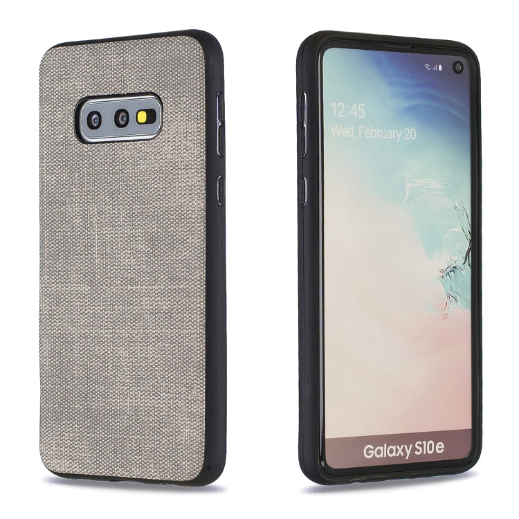 Shockproof Cloth Texture PC+ TPU Protective Case for Galaxy S10e
