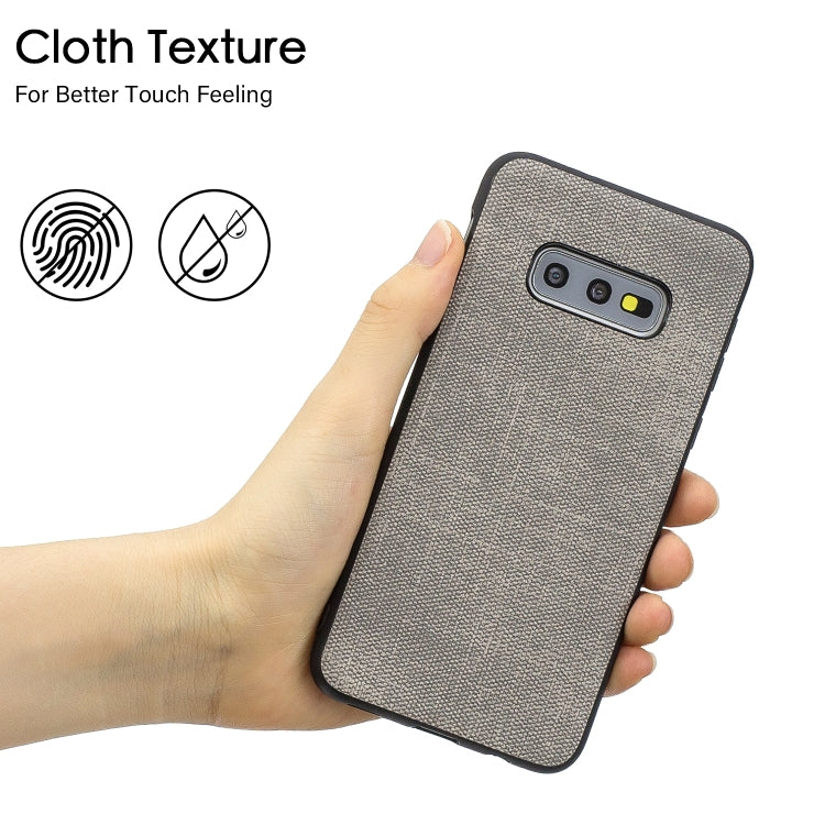 Shockproof Cloth Texture PC+ TPU Protective Case for Galaxy S10e
