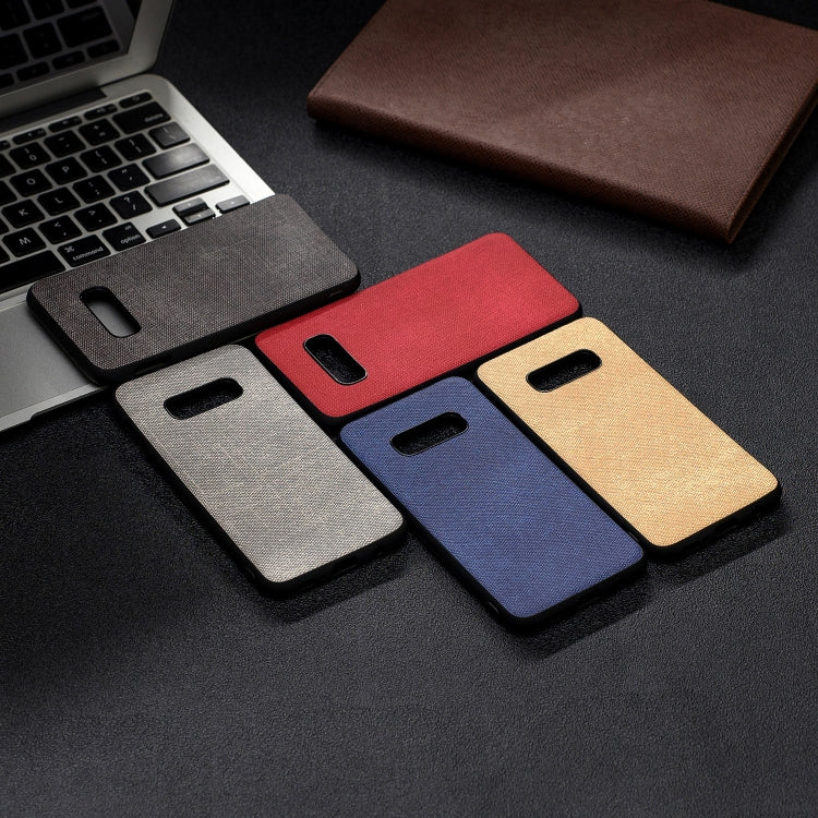 Shockproof Cloth Texture PC+ TPU Protective Case for Galaxy S10e