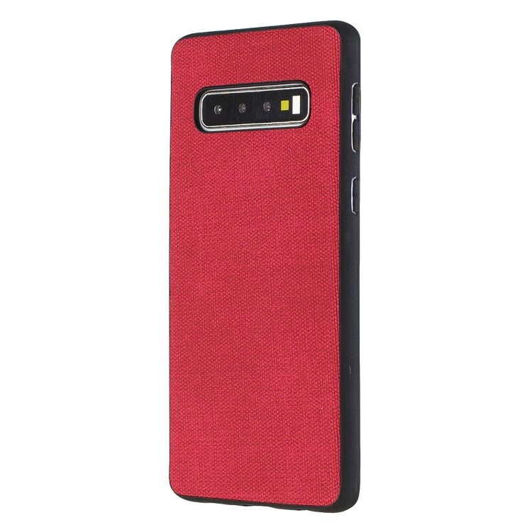Shockproof Cloth Texture PC+ TPU Protective Case for Galaxy S10